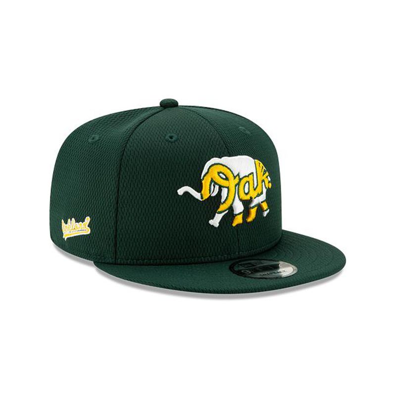 MLB Oakland Athletics Batting Practice 9Fifty Snapback (SYY5232) - Green New Era Caps